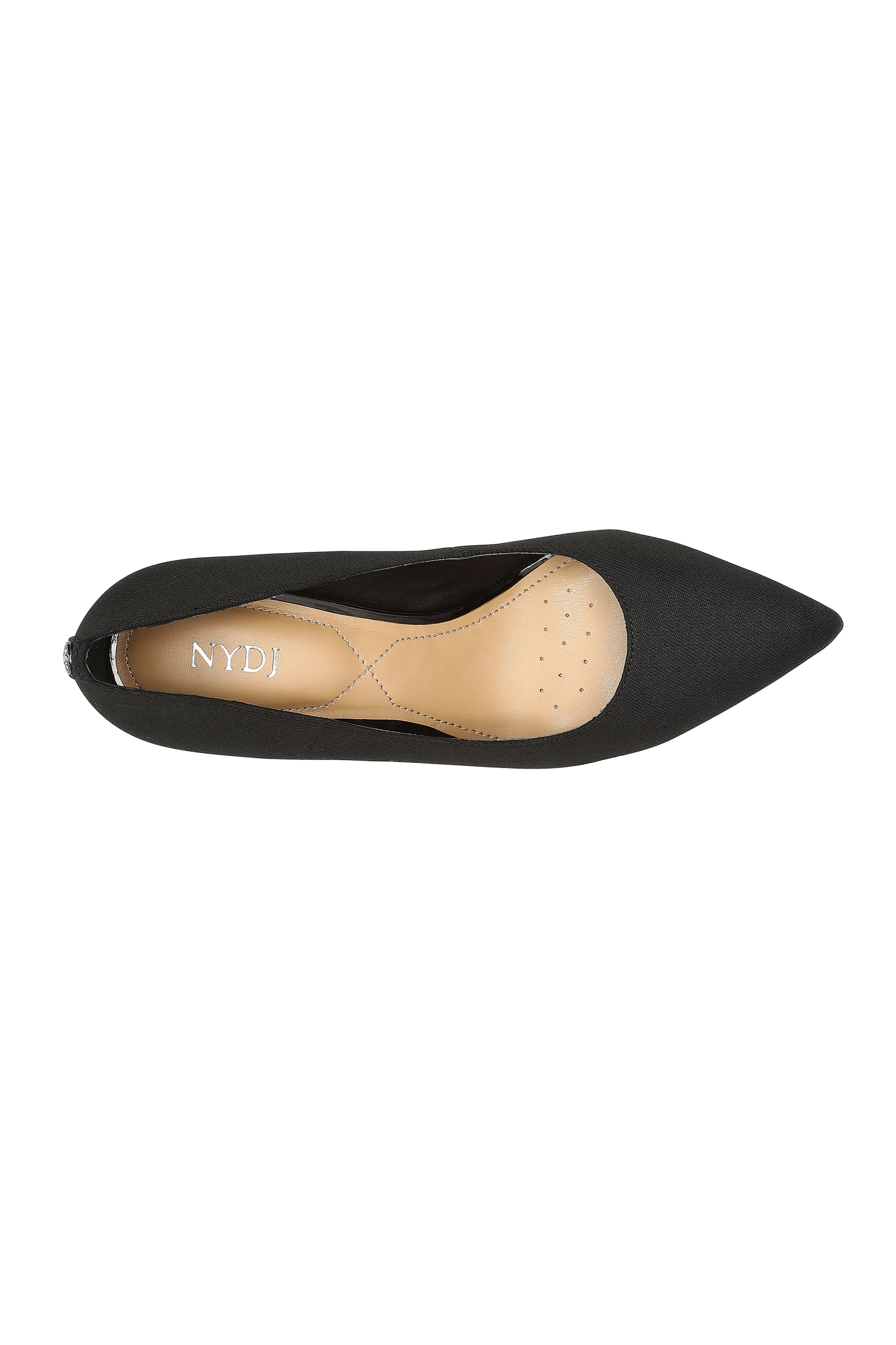 Evie Denim Pumps - Black sold by NYDJ product image thumbnail 4