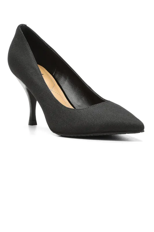 Evie Denim Pumps - Black made by NYDJ