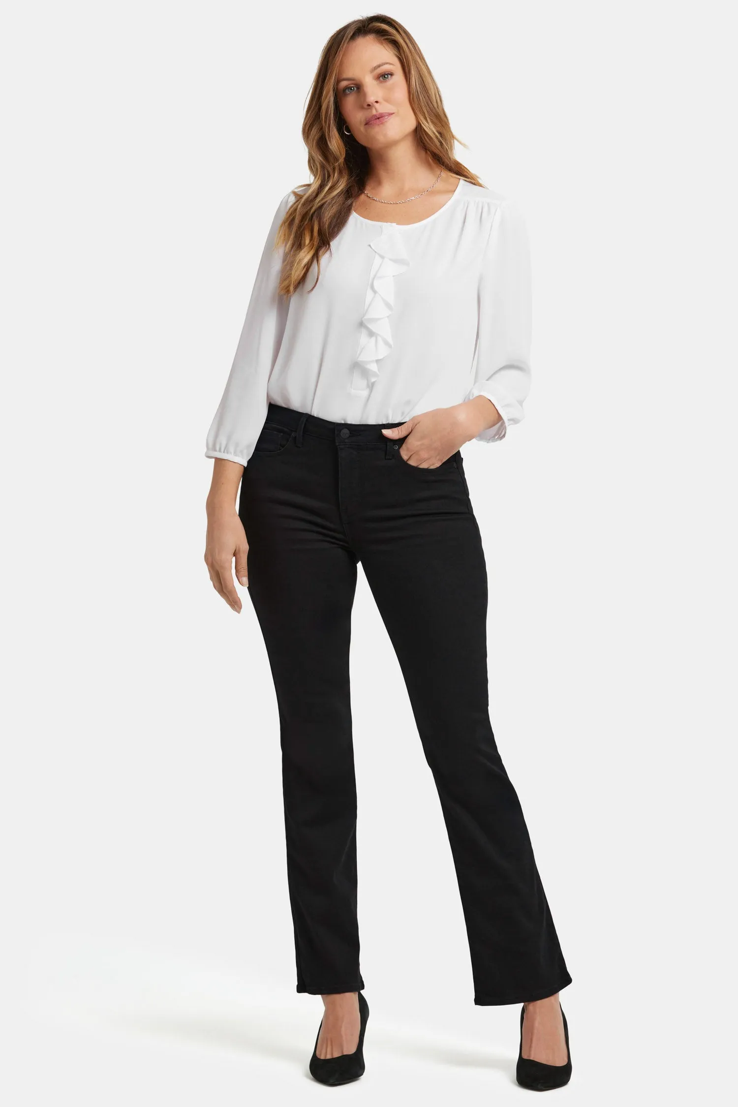 Barbara Bootcut Jeans In Petite - Black sold by NYDJ product image thumbnail 4