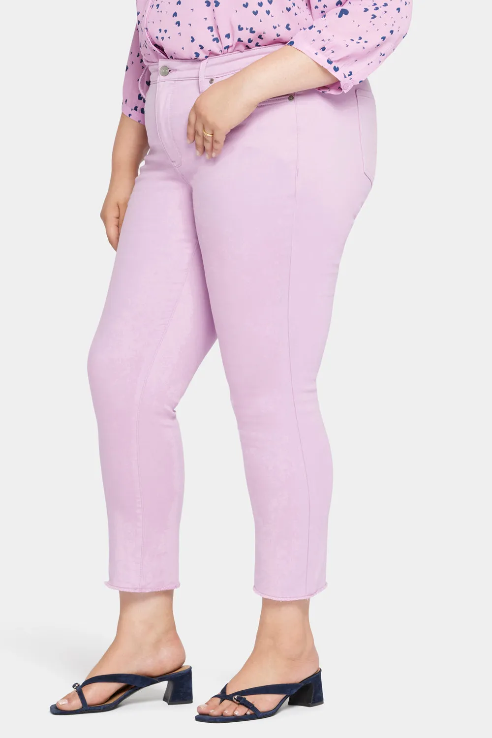 Sheri Slim Ankle Jeans In Plus Size - Mauve Mist sold by NYDJ product image thumbnail 3