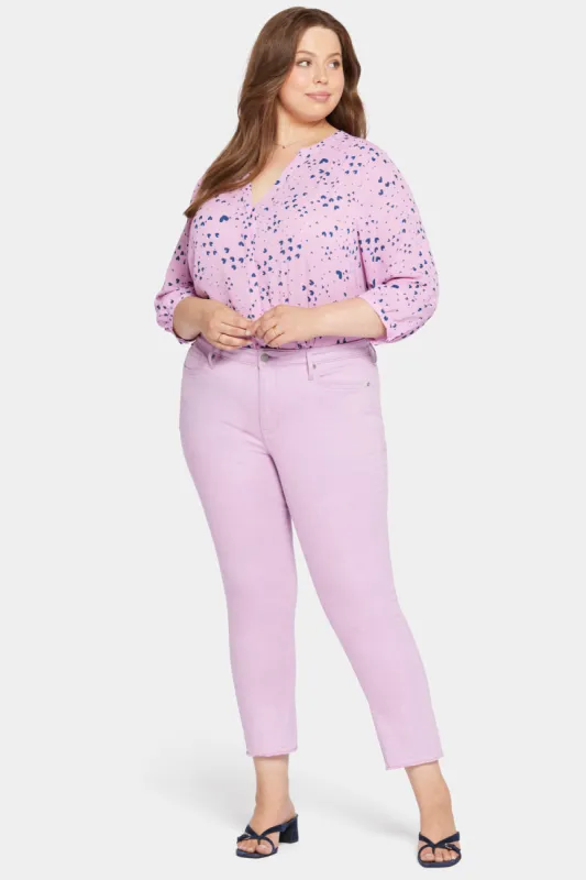 Sheri Slim Ankle Jeans In Plus Size - Mauve Mist sold by NYDJ