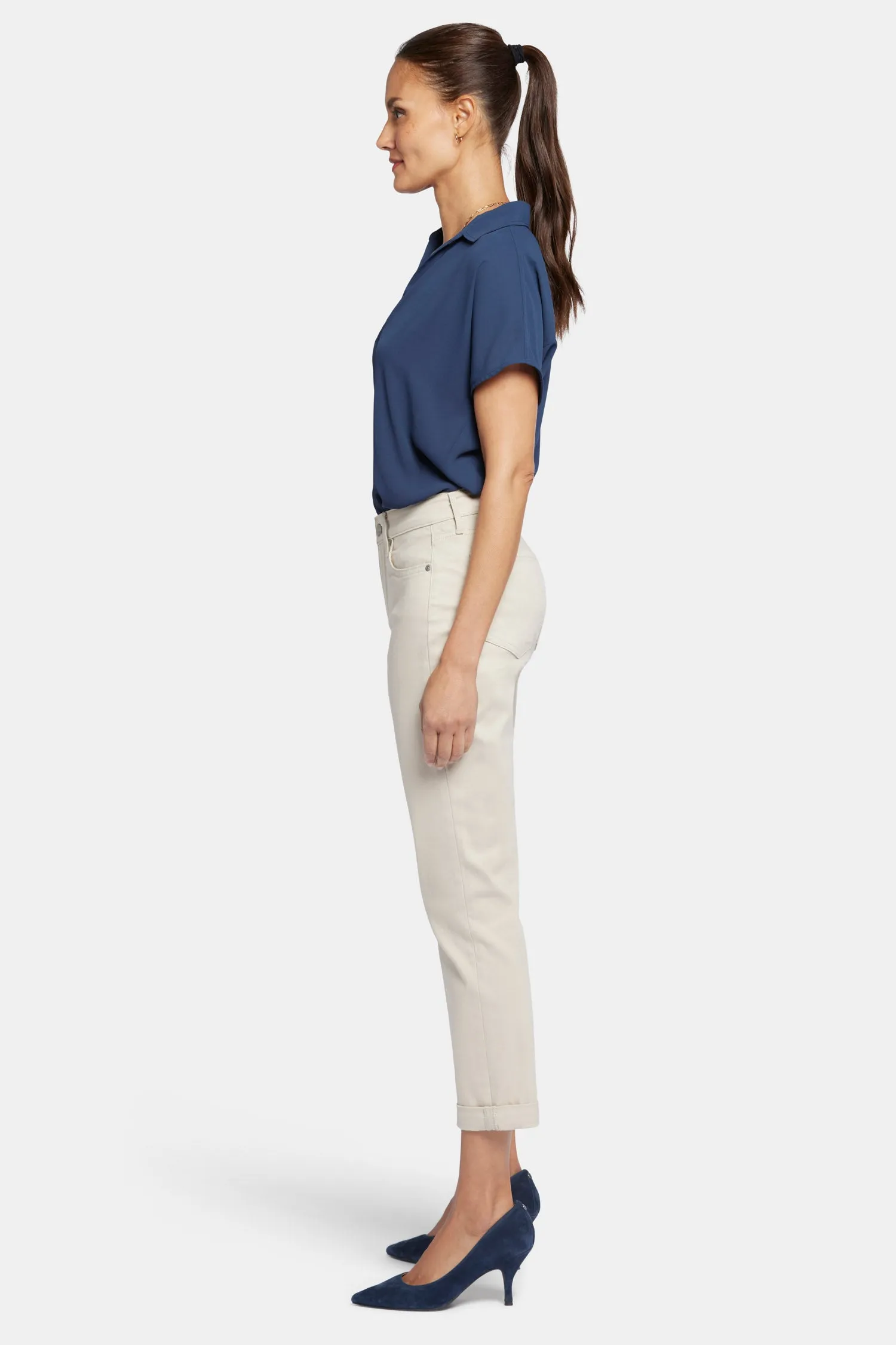 Margot Girlfriend Jeans In Petite - Feather sold by NYDJ product image thumbnail 5