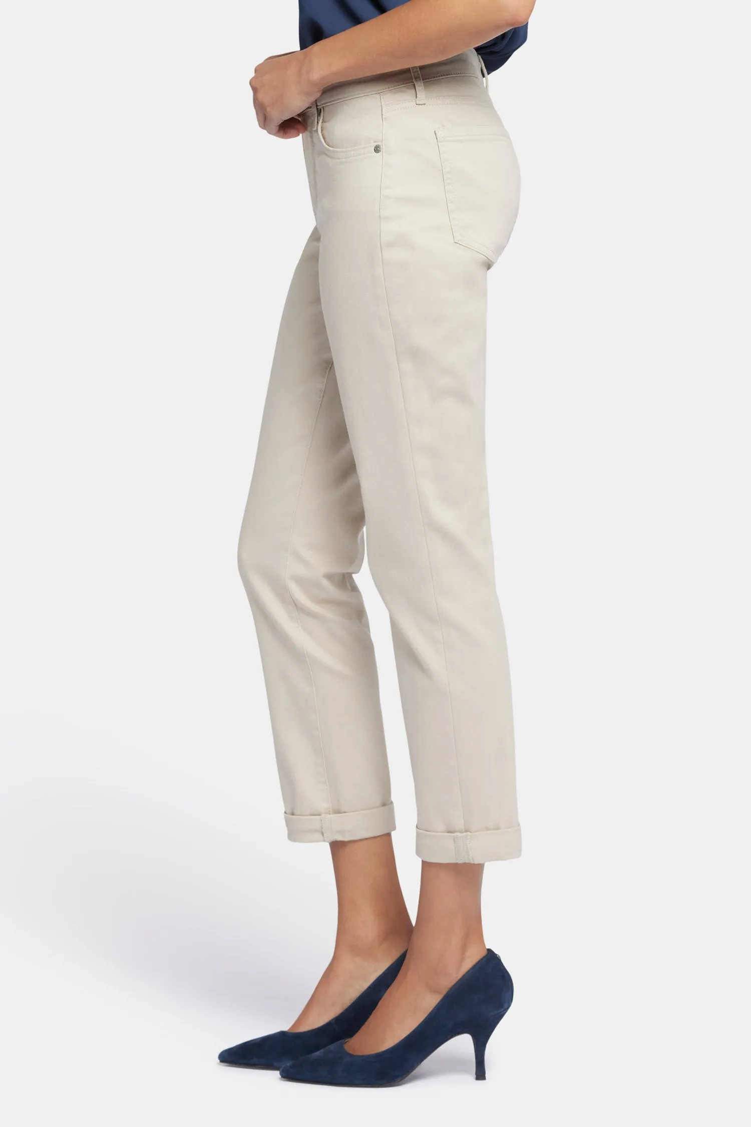 Margot Girlfriend Jeans In Petite - Feather sold by NYDJ product image thumbnail 3