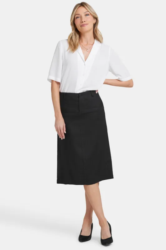 Marilyn A-Line Skirt - Black sold by NYDJ