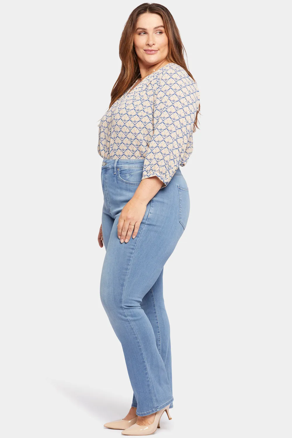 Slim Bootcut Jeans In Plus Size - Lovesick sold by NYDJ product image thumbnail 5