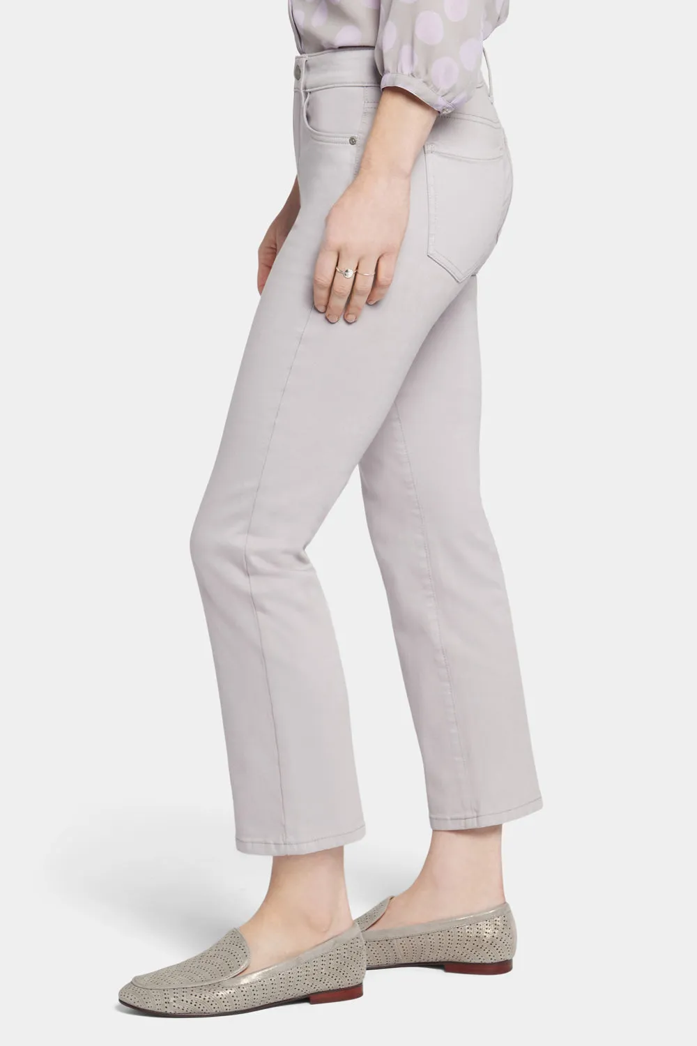 Marilyn Straight Ankle Jeans - Pearl Grey sold by NYDJ product image thumbnail 3