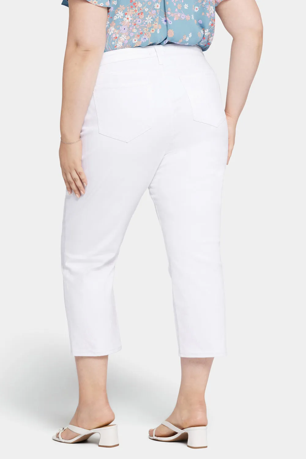 Relaxed Piper Crop Jeans In Plus Size - Optic White sold by NYDJ product image thumbnail 2