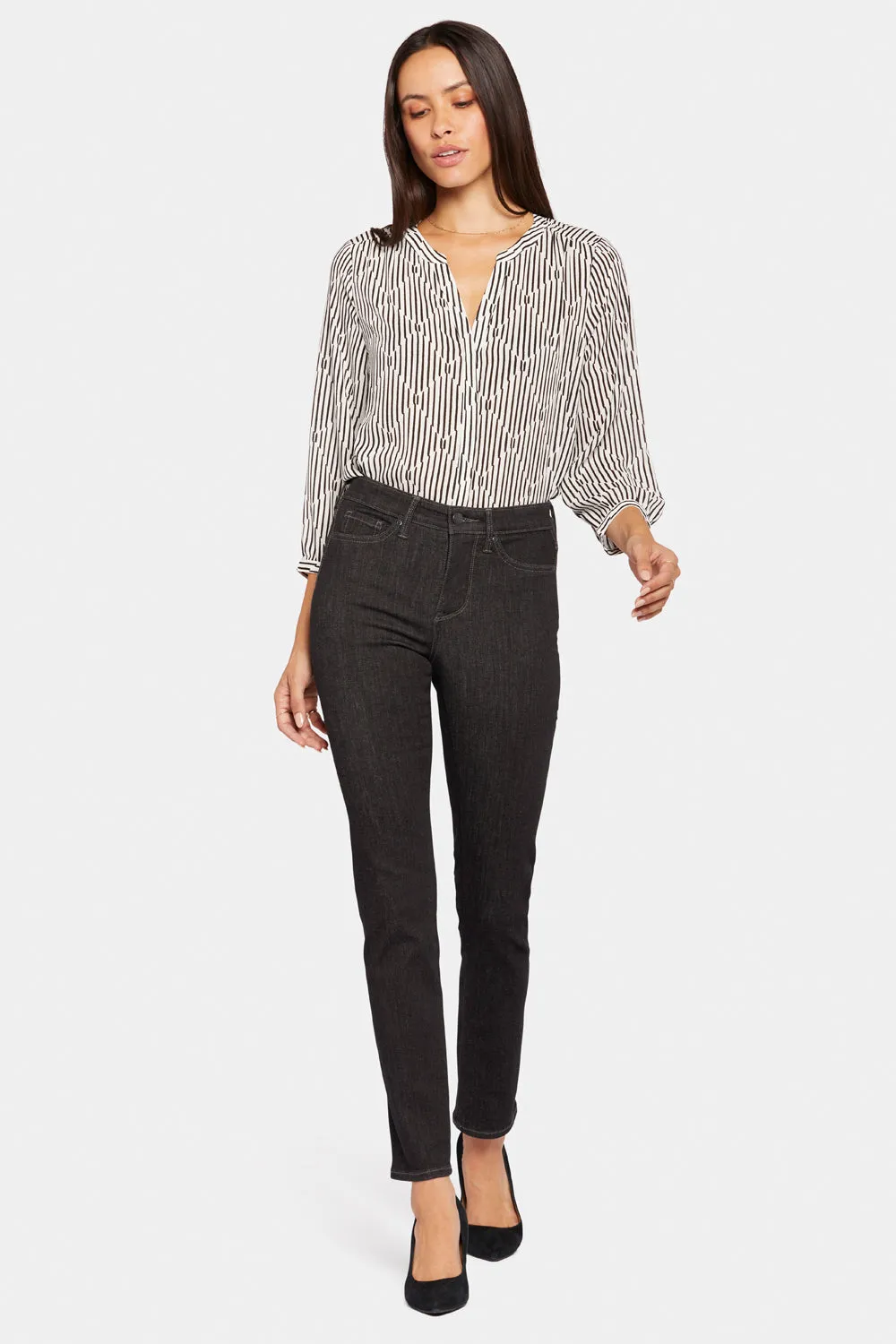 Le Silhouette Sheri Slim Jeans - Eternity sold by NYDJ product image thumbnail 2