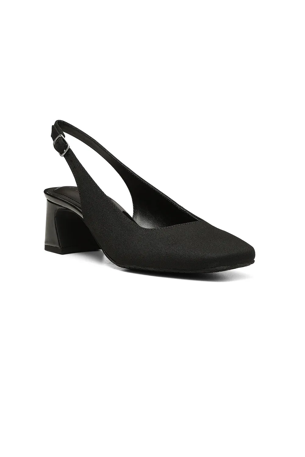 Faelynn Slingback Heels - Black sold by NYDJ