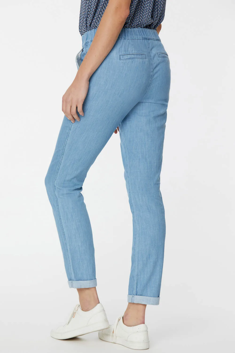 Slim Jogger Ankle Pants - Light Stone sold by NYDJ product image thumbnail 2