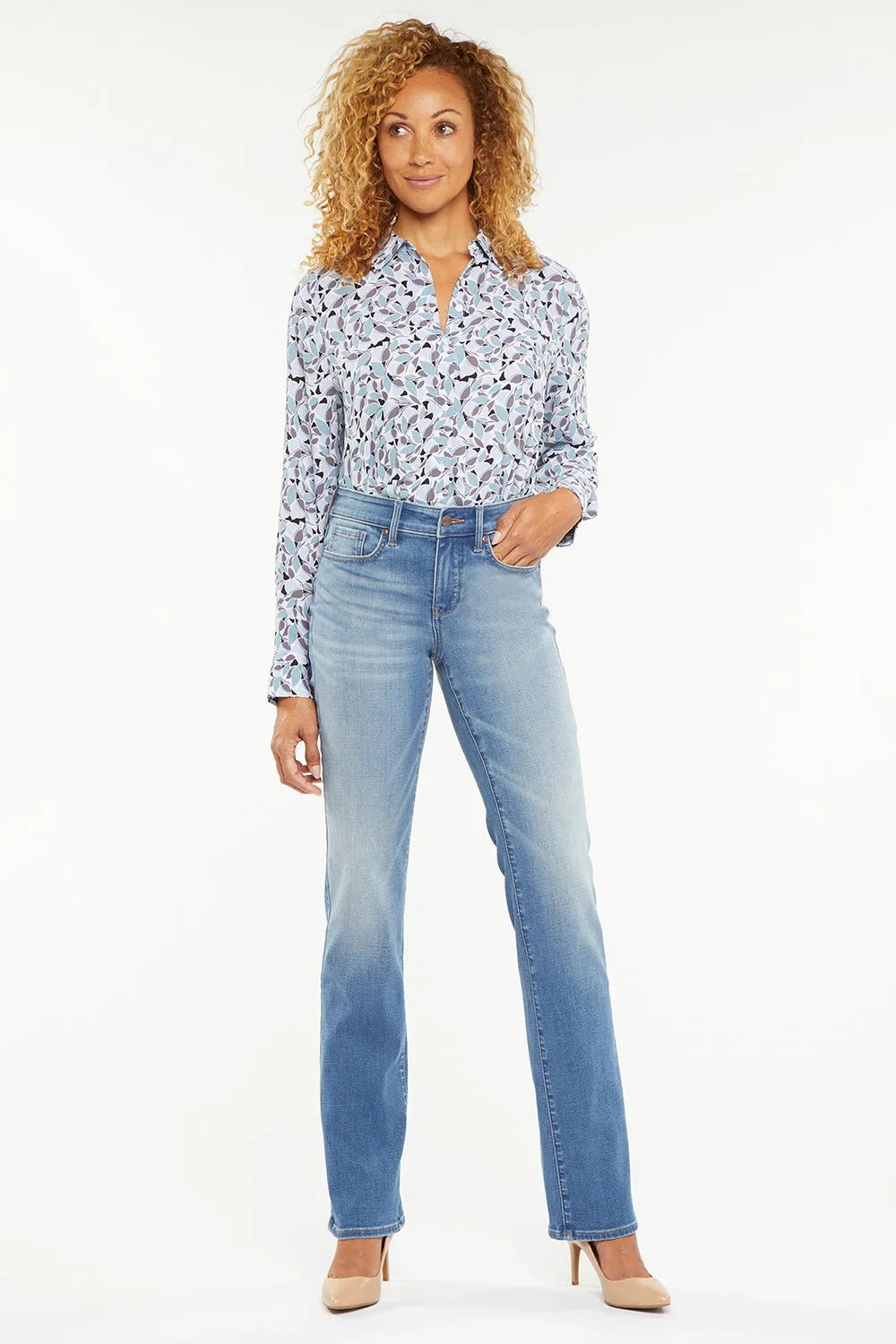 Marilyn Straight Jeans In Petite - Maele sold by NYDJ product image thumbnail 4