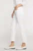 Marilyn Straight Ankle Jeans In Petite - Optic White sold by NYDJ