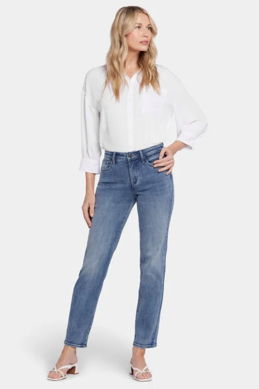 Emma Relaxed Slender Jeans In Petite - Sandy Beach sold by NYDJ