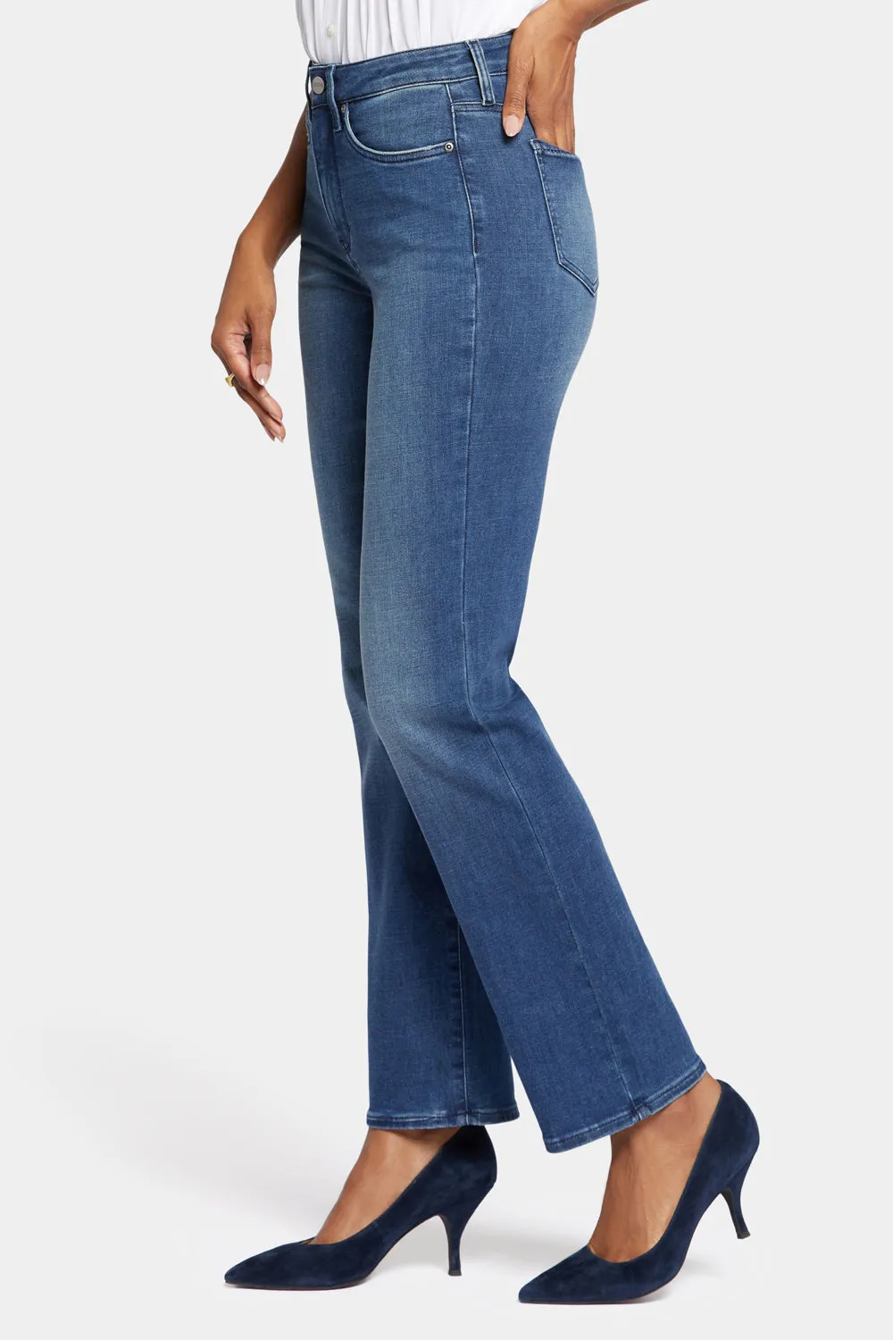 Bailey Relaxed Straight Jeans - Bluewell sold by NYDJ product image thumbnail 3