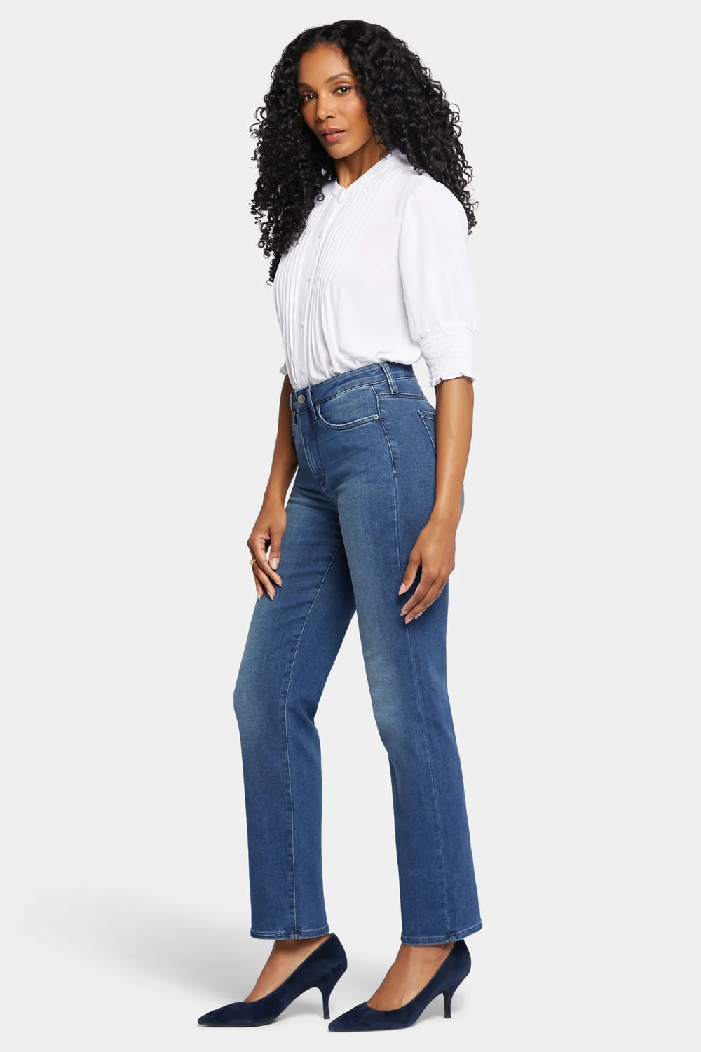 Bailey Relaxed Straight Jeans - Bluewell sold by NYDJ product image thumbnail 5