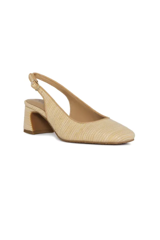 Faelynn Slingback Heels - Natural sold by NYDJ