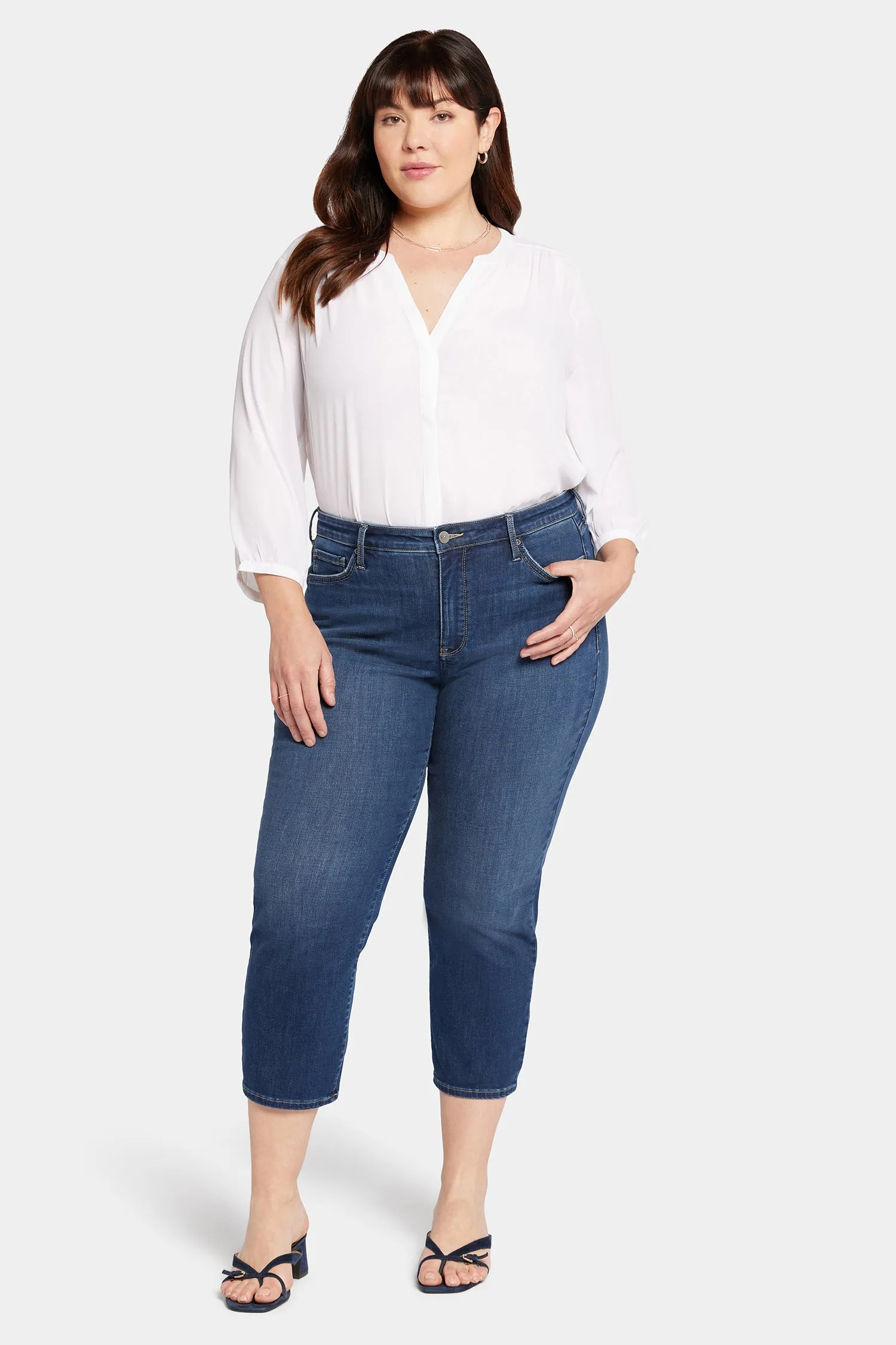 Relaxed Piper Crop Jeans In Plus Size - Sonnet sold by NYDJ product image thumbnail 4