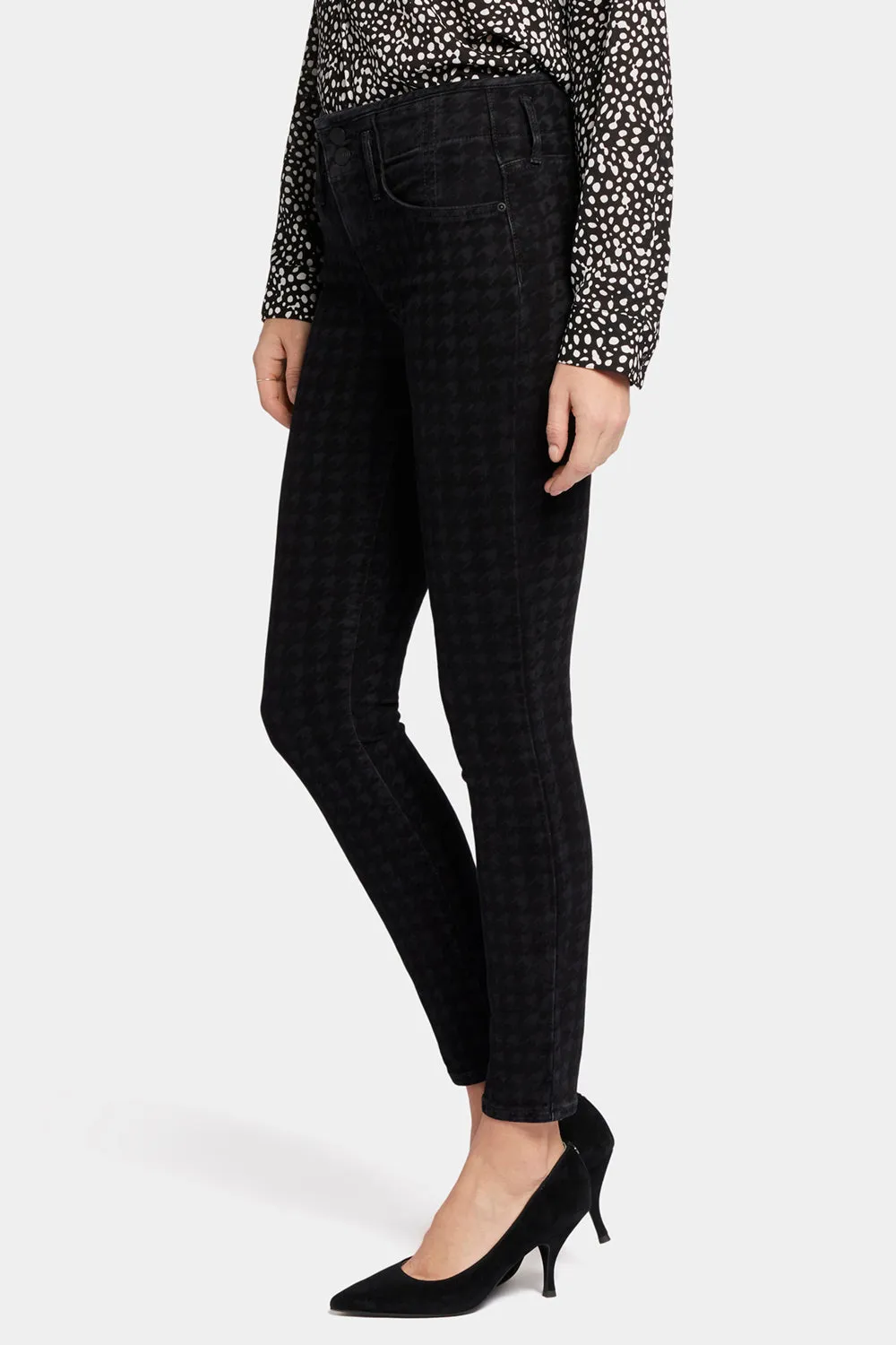 Ami Skinny Jeans - Houndstooth Luxe Burnout sold by NYDJ product image thumbnail 3