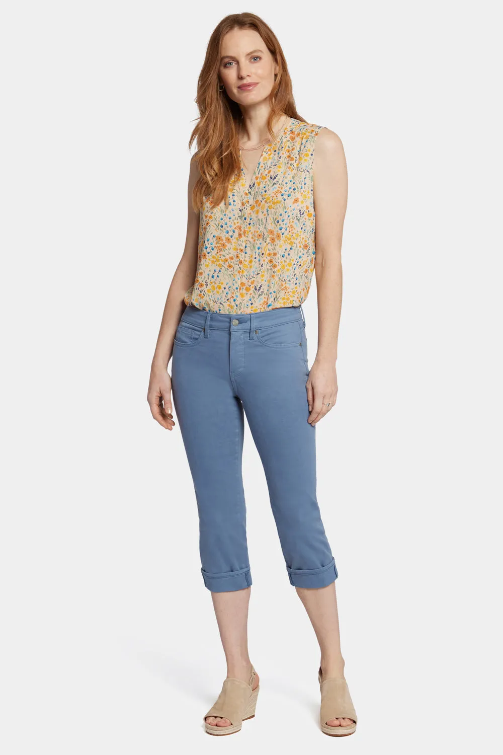 Marilyn Straight Crop Jeans - Blue Stone sold by NYDJ product image thumbnail 4