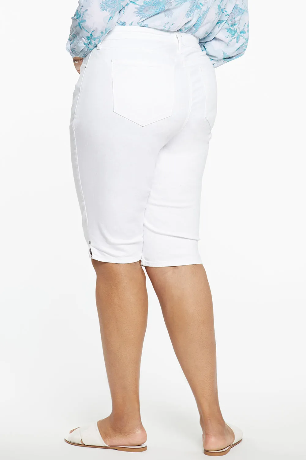 Bike Capri Jeans In Plus Size - Optic White sold by NYDJ product image thumbnail 2