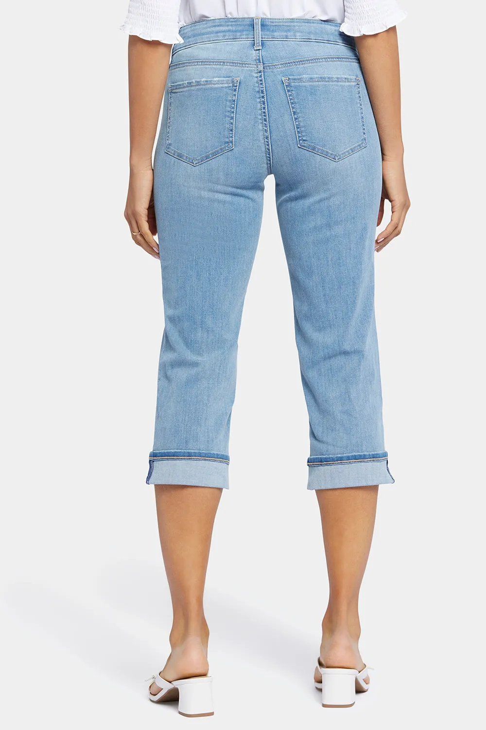 Marilyn Straight Crop Jeans In Petite - Lakefront sold by NYDJ product image thumbnail 2