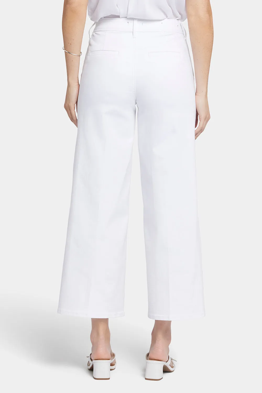 Mona Wide Leg Trouser Ankle Jeans - Optic White sold by NYDJ product image thumbnail 2