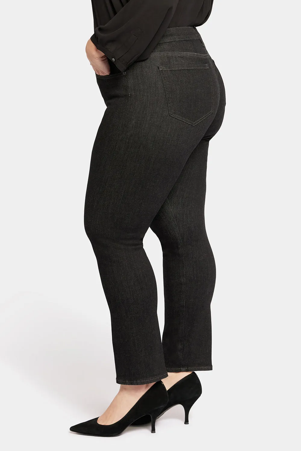 Le Silhouette Sheri Slim Jeans In Plus Size - Eternity sold by NYDJ product image thumbnail 3