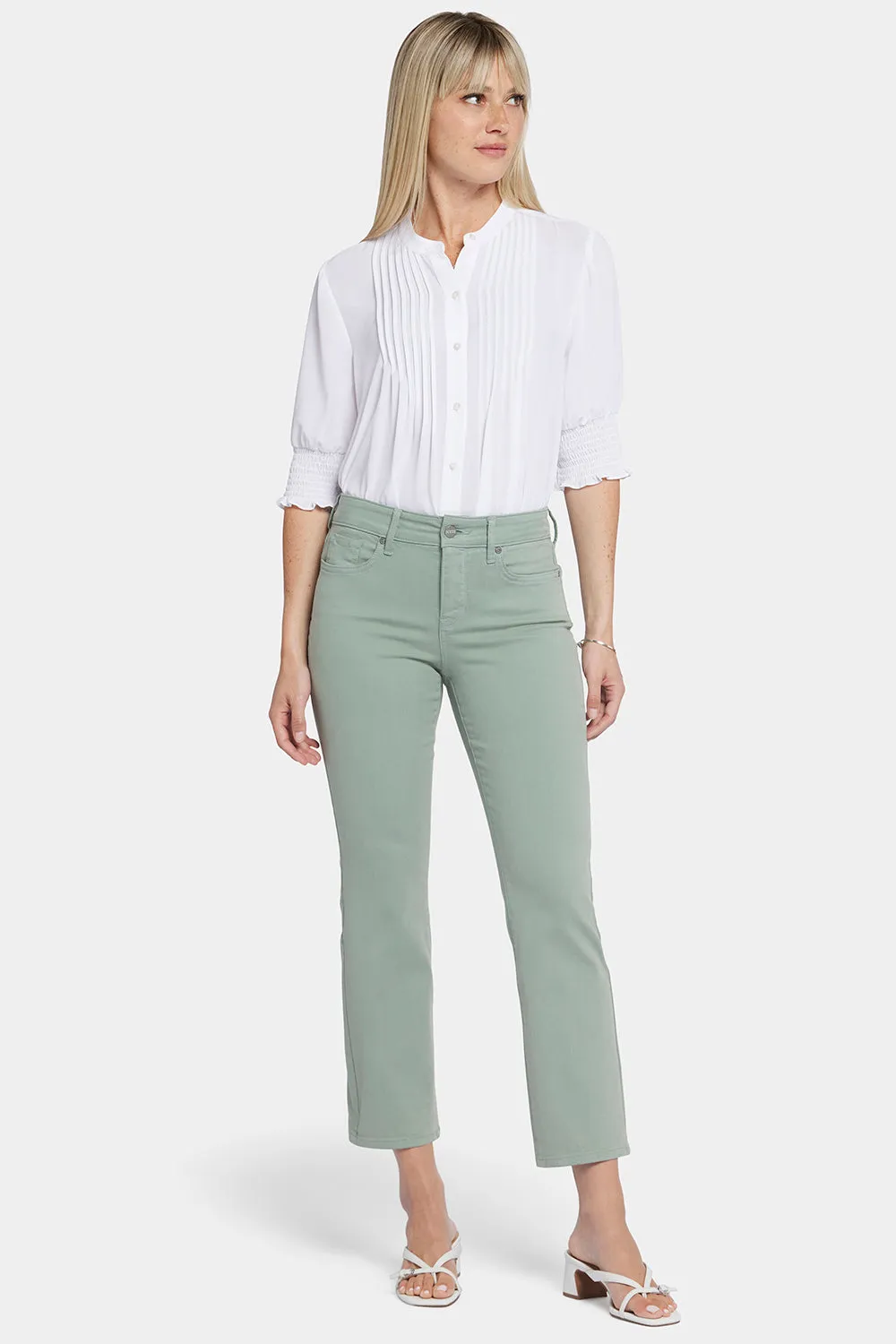 Marilyn Straight Ankle Jeans - Lily Pad sold by NYDJ