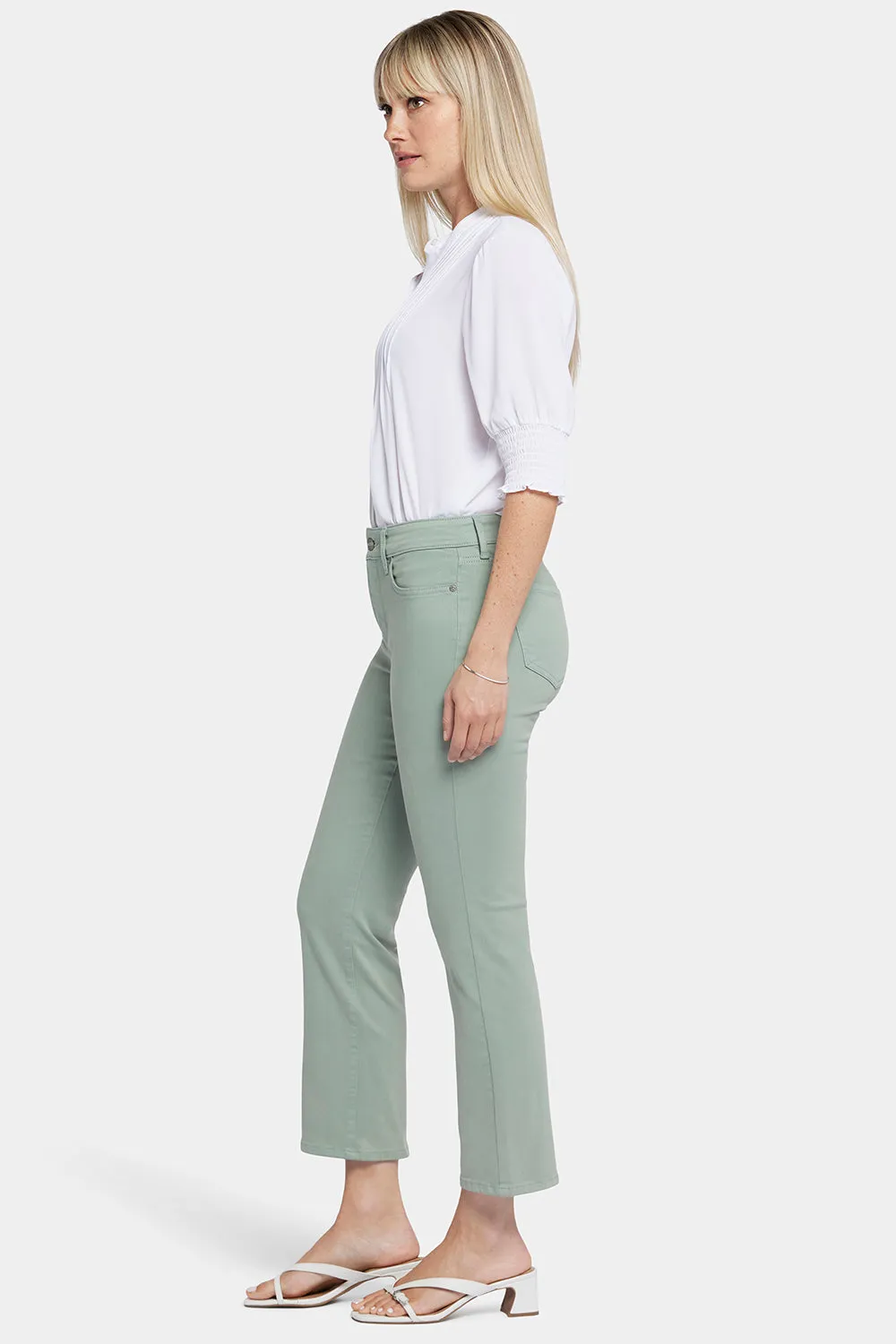 Marilyn Straight Ankle Jeans - Lily Pad sold by NYDJ product image thumbnail 5