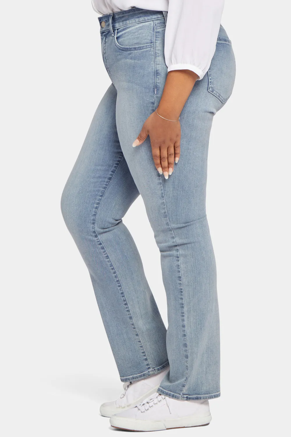 Marilyn Straight Jeans In Plus Size - Thistle Falls sold by NYDJ product image thumbnail 3
