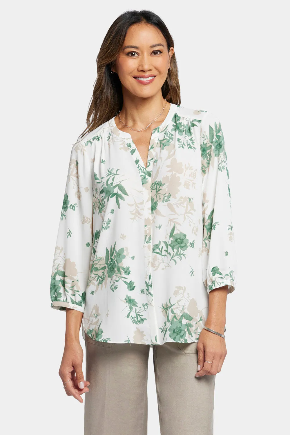 Pintuck Blouse - Alicia Glen sold by NYDJ