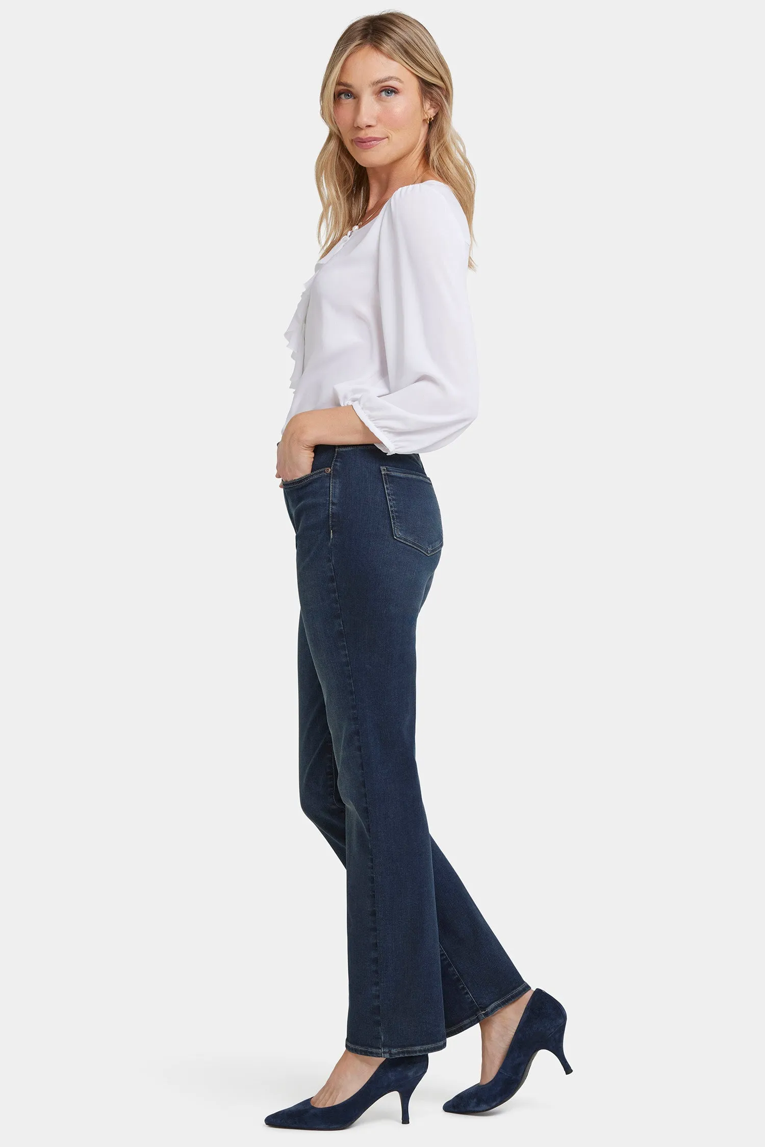 Marilyn Straight Jeans In Long Inseam - Presley sold by NYDJ product image thumbnail 5