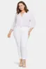 Sheri Slim Ankle Jeans In Plus Size - Optic White sold by NYDJ