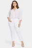 Sheri Slim Ankle Jeans In Plus Size - Optic White sold by NYDJ
