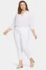 Sheri Slim Ankle Jeans In Plus Size - Optic White sold by NYDJ