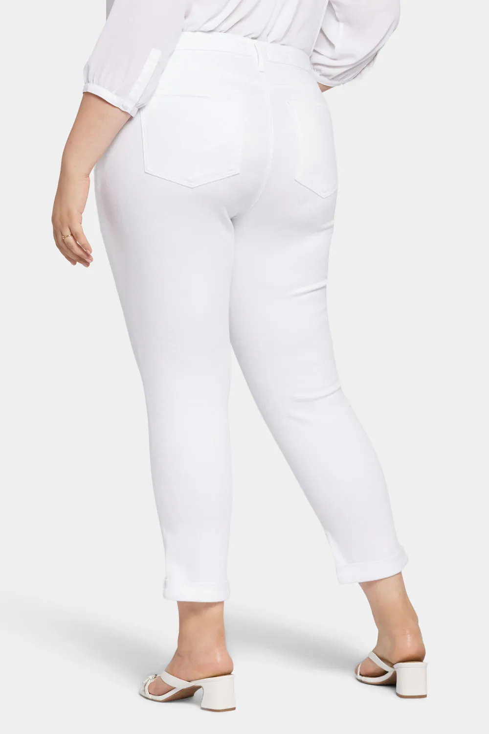 Sheri Slim Ankle Jeans In Plus Size - Optic White sold by NYDJ product image thumbnail 2
