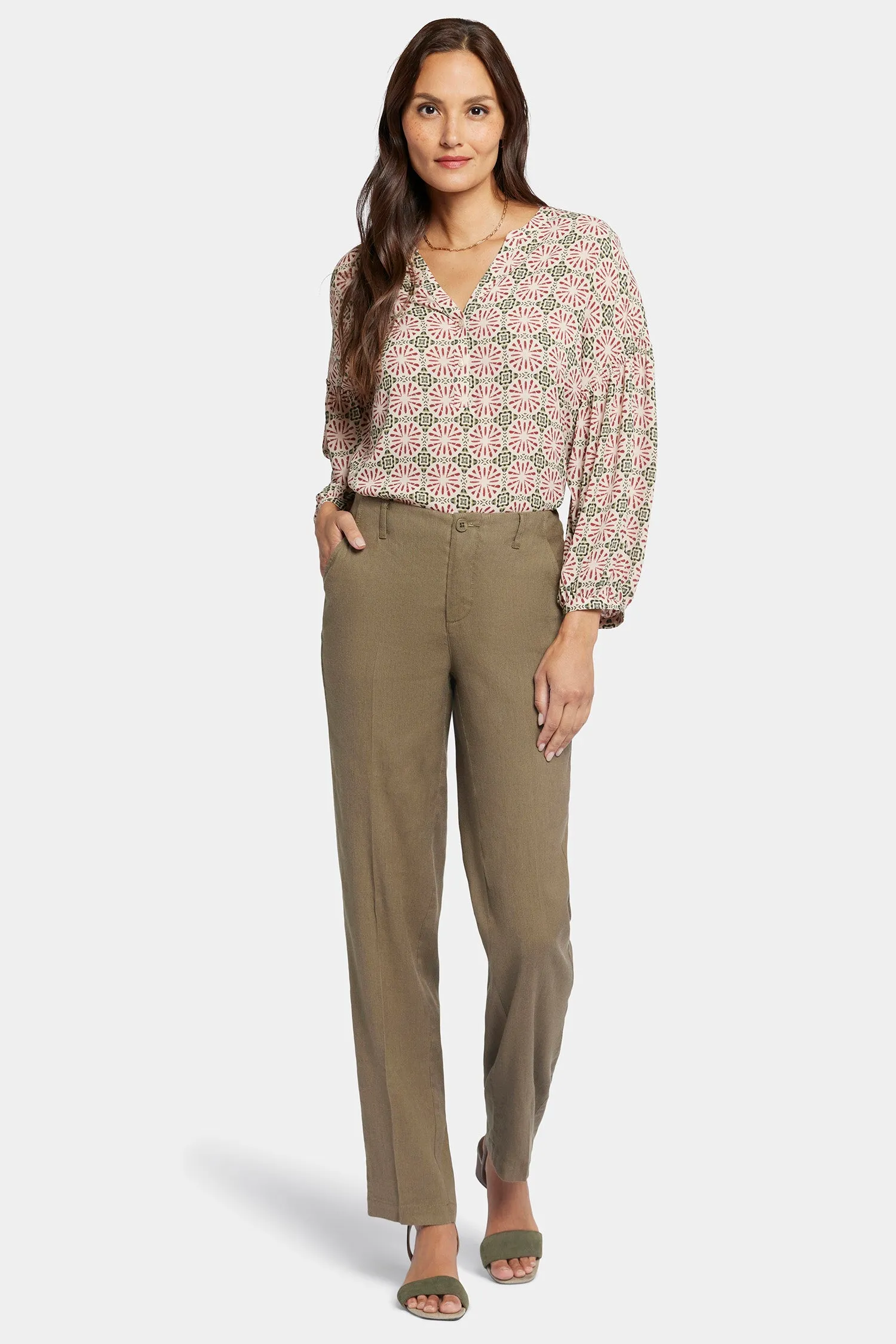 Marilyn Straight Pants - Avocado sold by NYDJ product image thumbnail 4