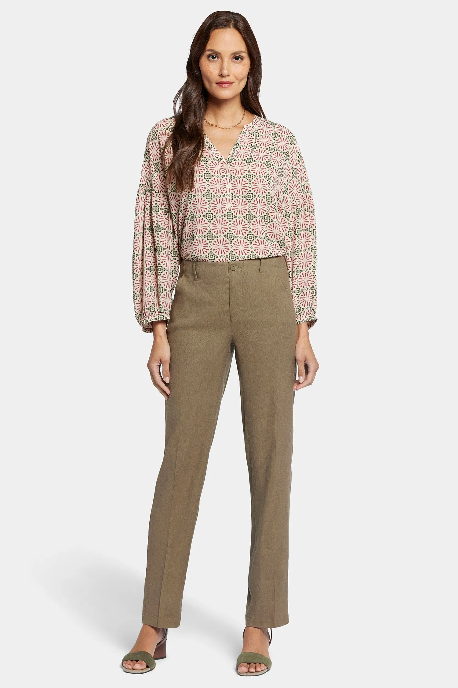 Marilyn Straight Pants - Avocado sold by NYDJ