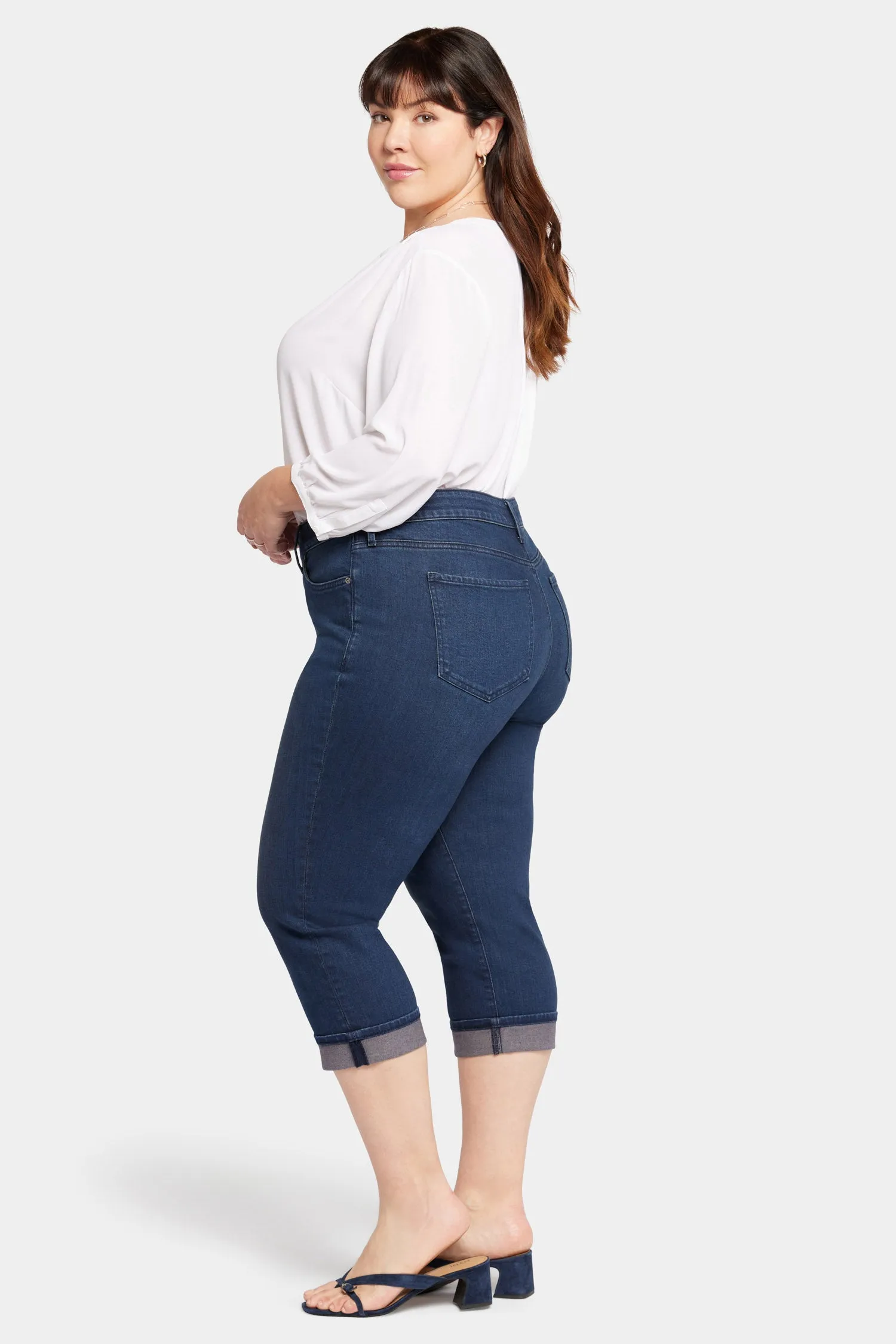 Marilyn Straight Crop Jeans In Plus Size - Inspire sold by NYDJ product image thumbnail 5