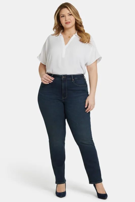Marilyn Straight Jeans In Plus Size - Presley sold by NYDJ