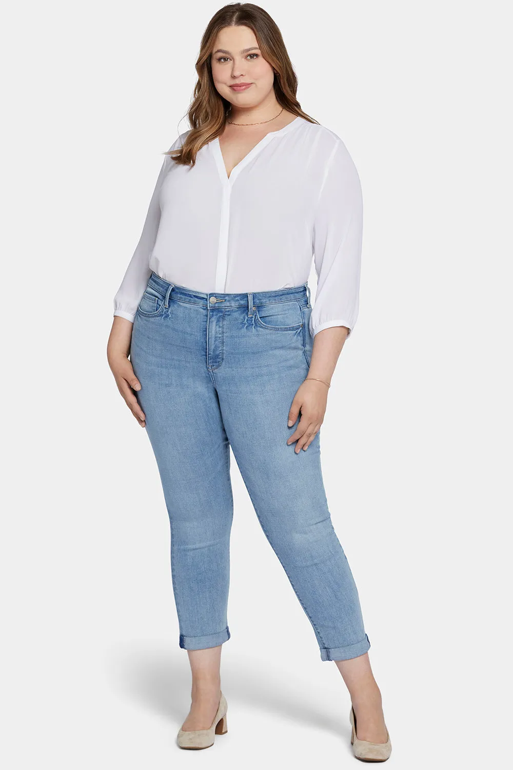 Sheri Slim Ankle Jeans In Plus Size - Majesty sold by NYDJ