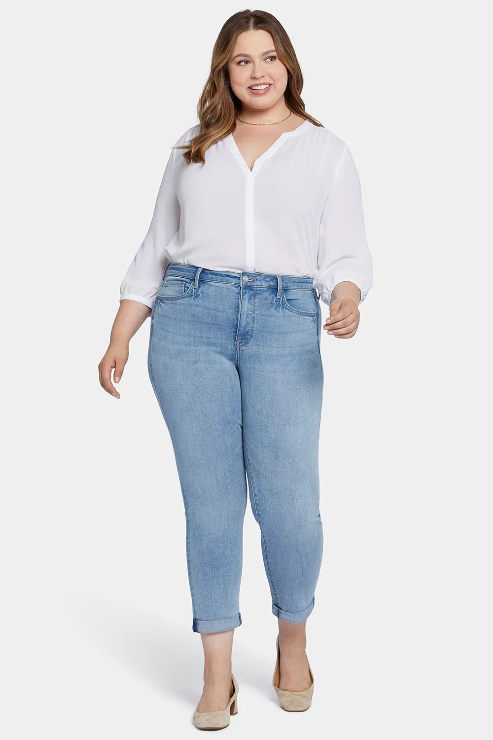 Sheri Slim Ankle Jeans In Plus Size - Majesty sold by NYDJ product image thumbnail 4