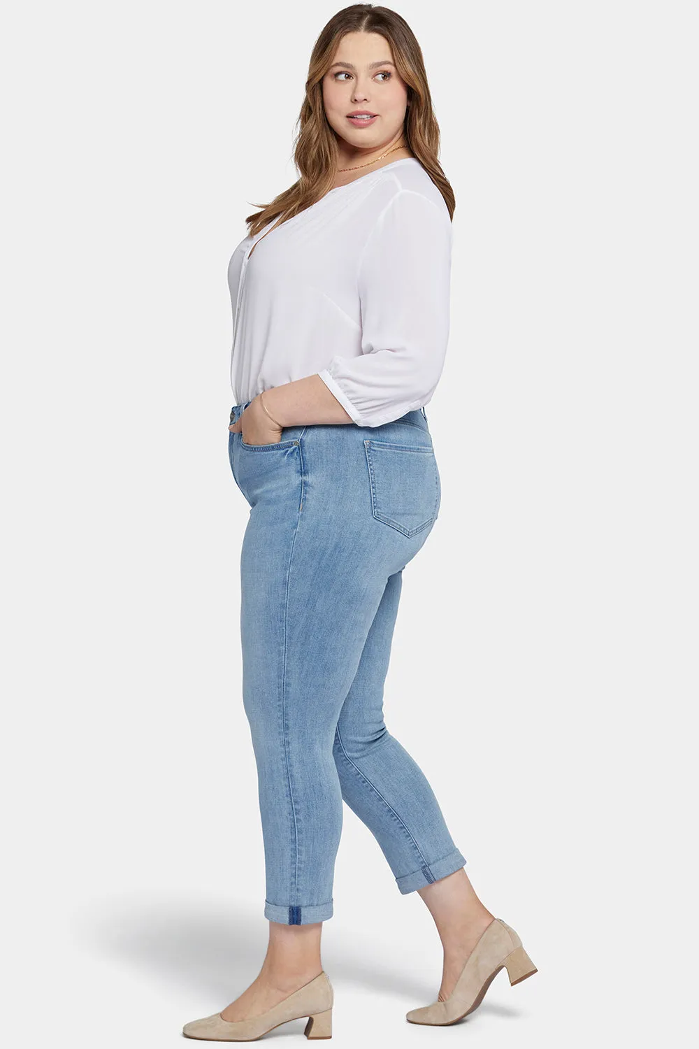 Sheri Slim Ankle Jeans In Plus Size - Majesty sold by NYDJ product image thumbnail 5