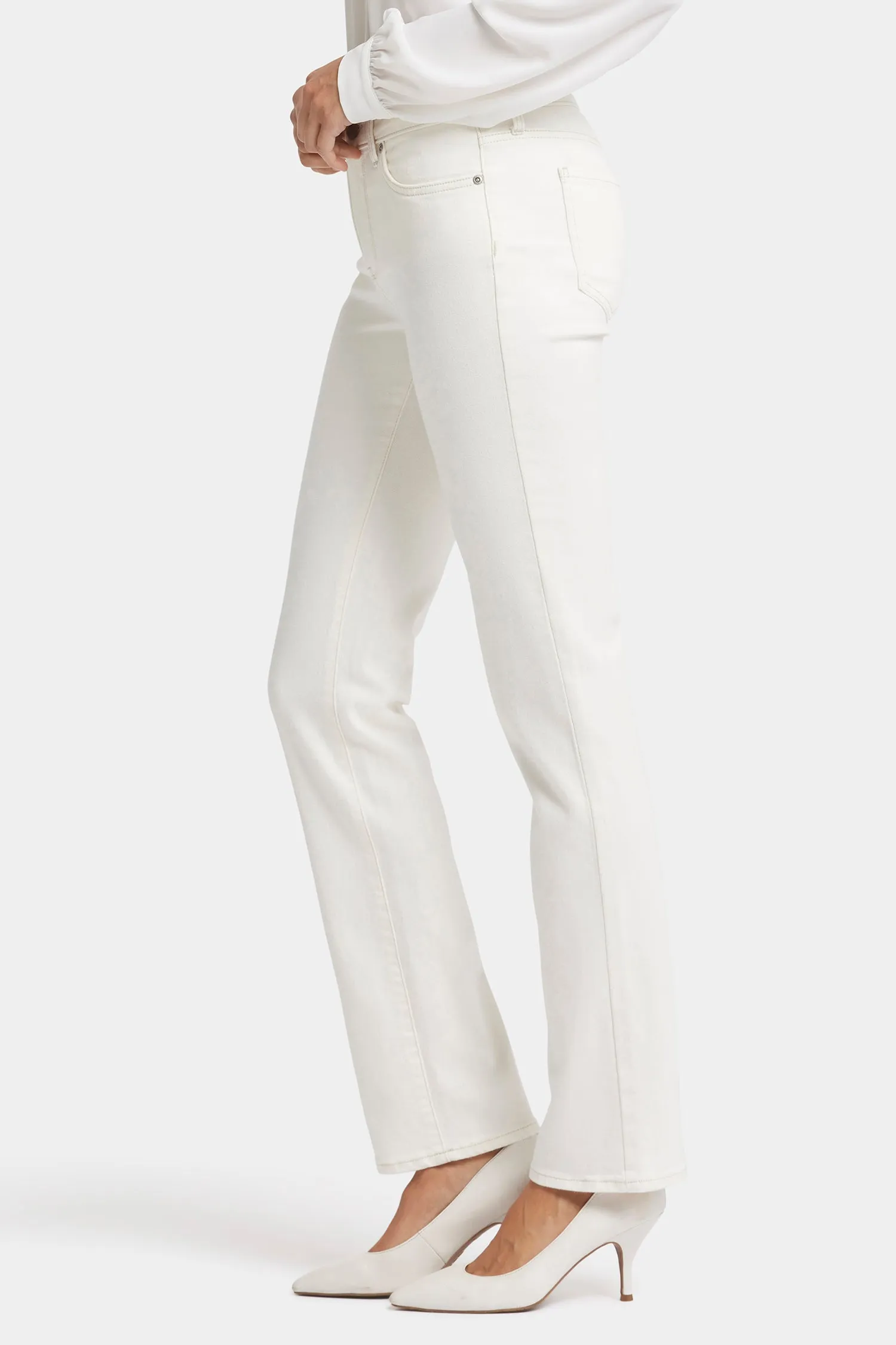Marilyn Straight Jeans - Winter White sold by NYDJ product image thumbnail 3
