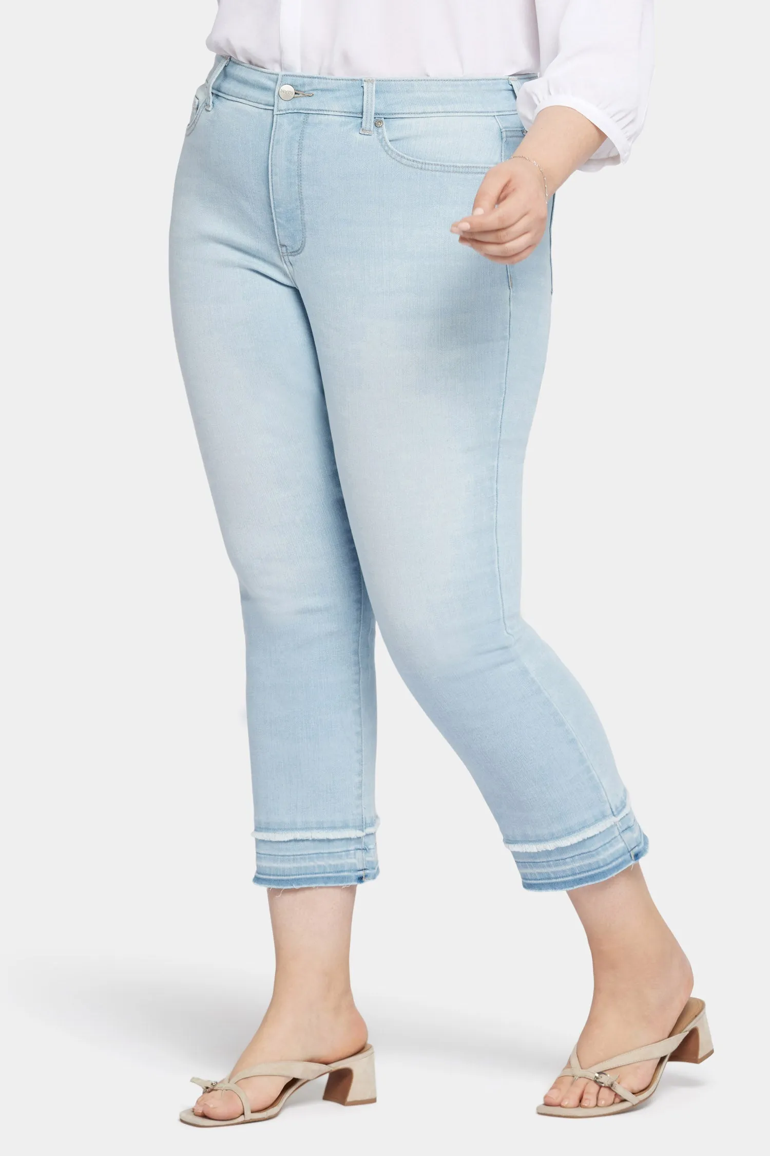 Marilyn Straight Ankle Jeans In Plus Size - Brightside sold by NYDJ product image thumbnail 3