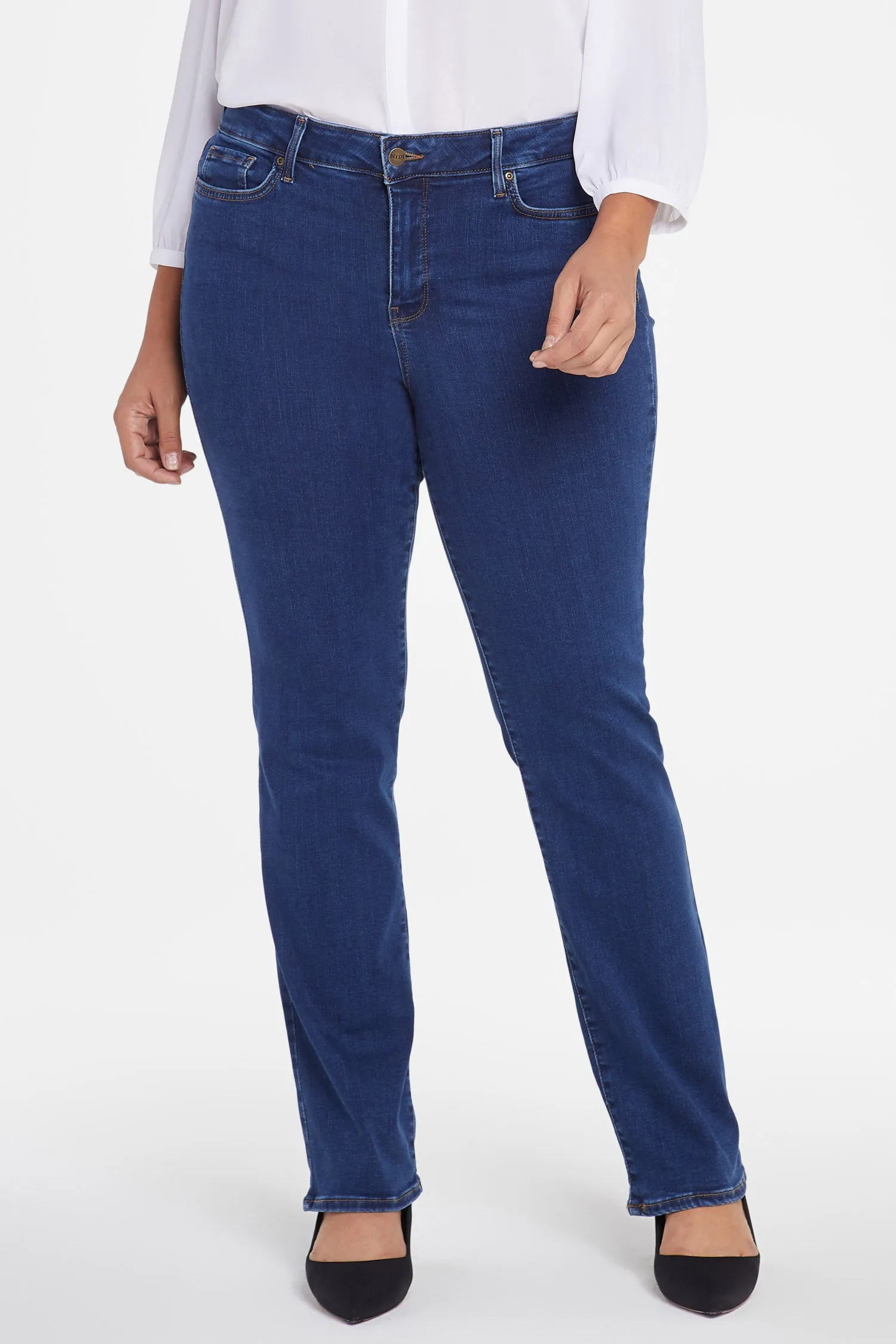 Marilyn Straight Jeans In Plus Size - Quinn sold by NYDJ product image thumbnail 3