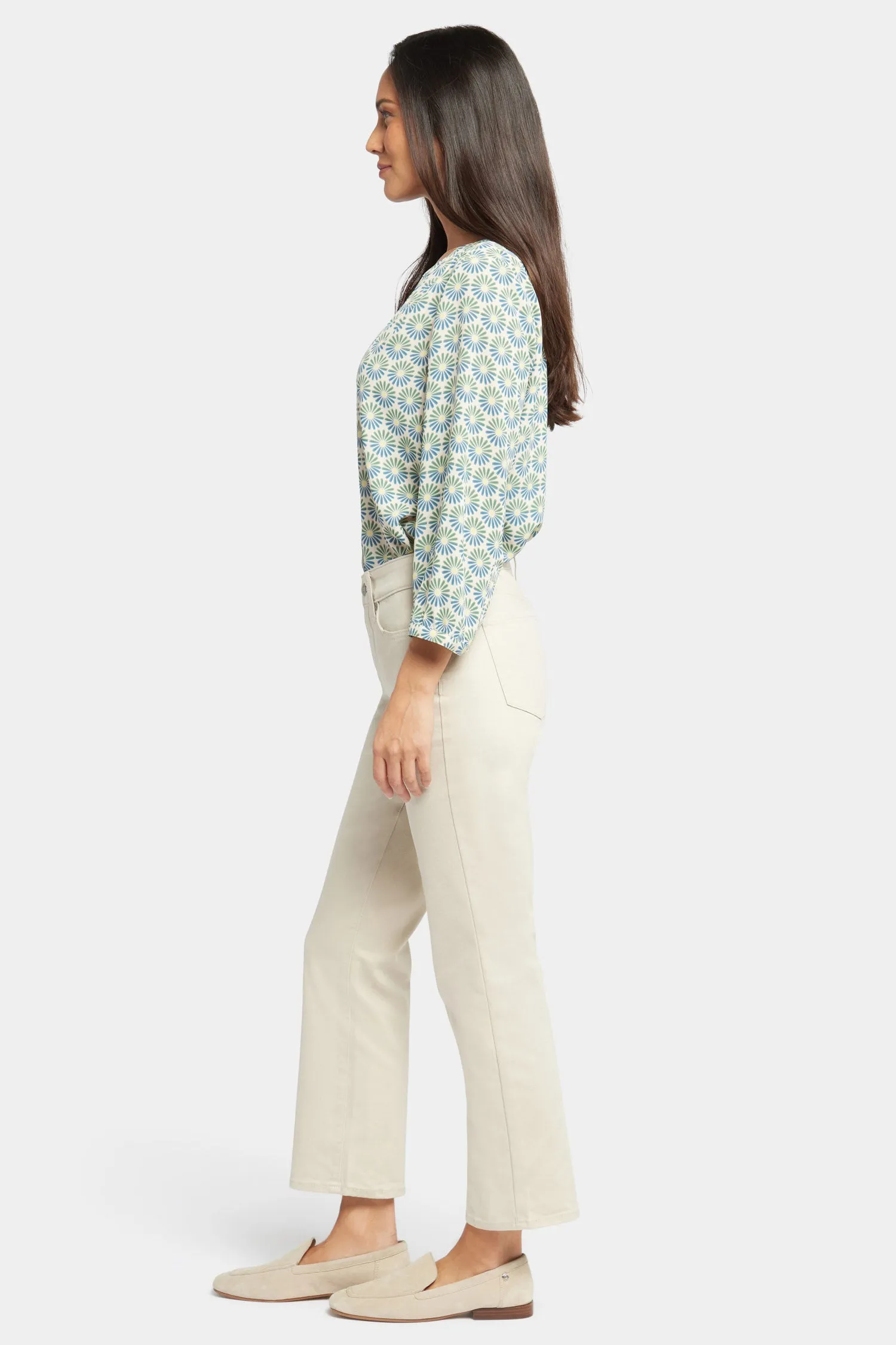 Marilyn Straight Ankle Jeans In Petite - Feather sold by NYDJ product image thumbnail 5