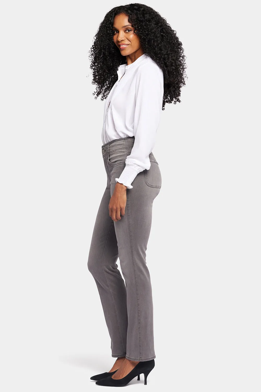 Marilyn Straight Jeans - Smokey Mountain sold by NYDJ product image thumbnail 5