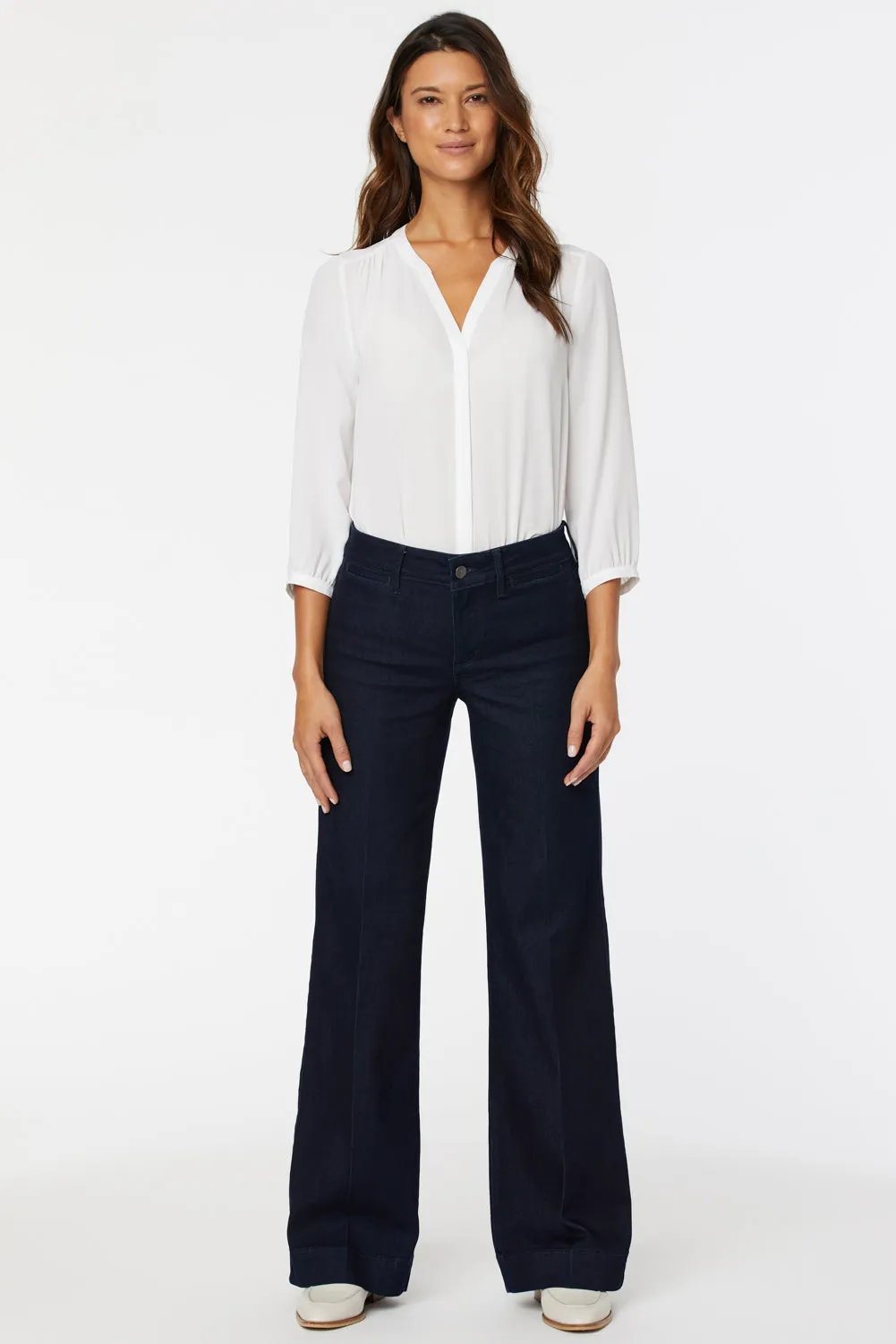 Teresa Trouser Jeans - Dark Enzyme sold by NYDJ