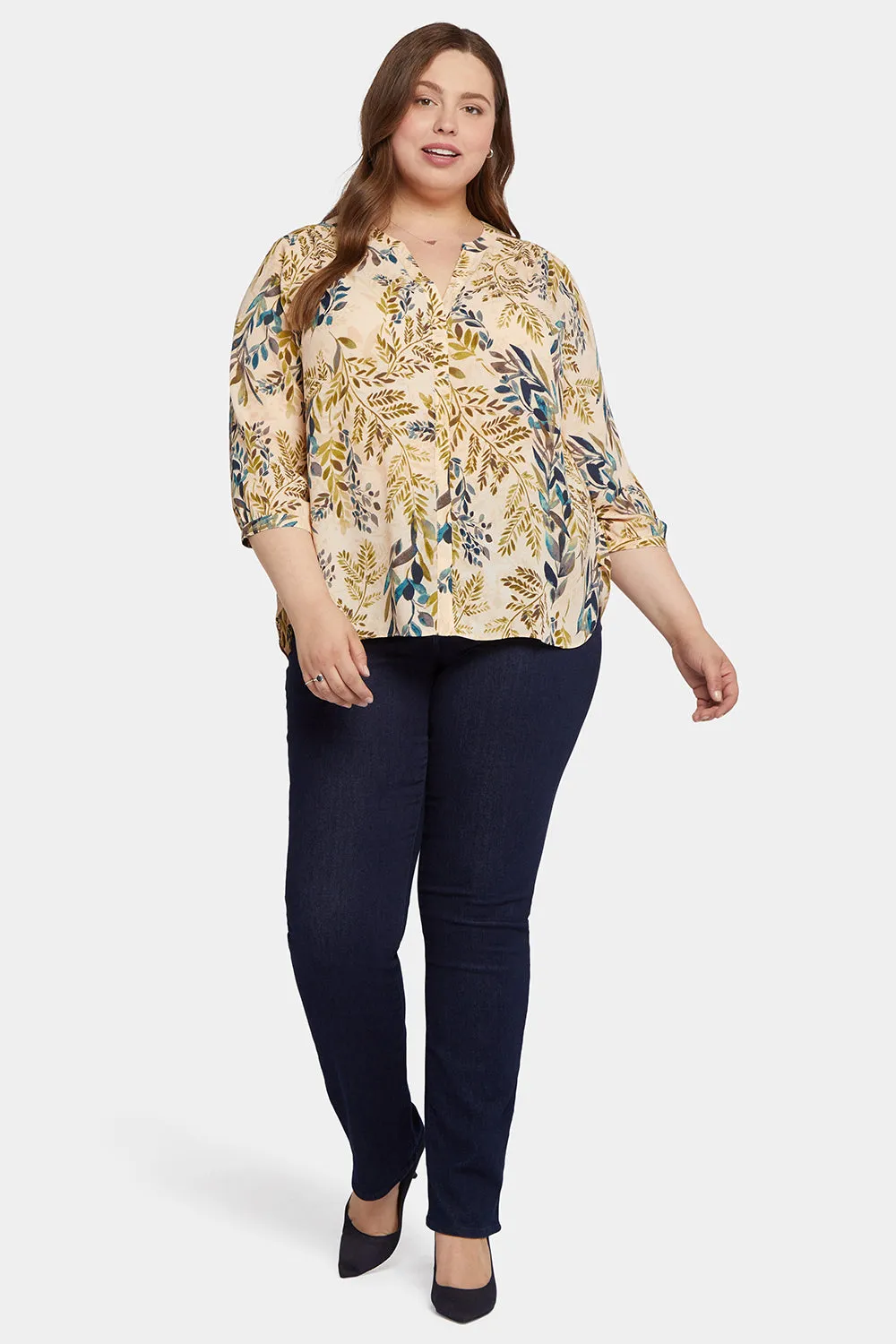 Pintuck Blouse In Plus Size - Elm Hill sold by NYDJ product image thumbnail 5